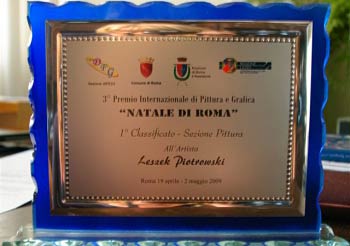 First prize, Rome 2009